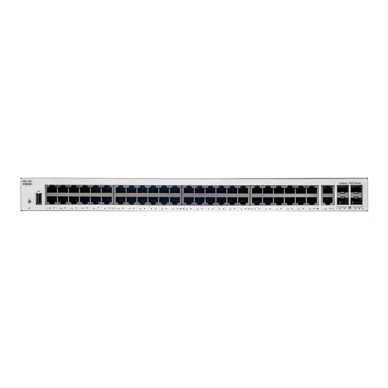 Cisco Catalyst 1000-48T-4G-L - Commutateur - Géré - 48 x 10 - 100 - 1000 + 4 x Gigabit SFP (liaison ... (C1000-48T-4G-L)_1